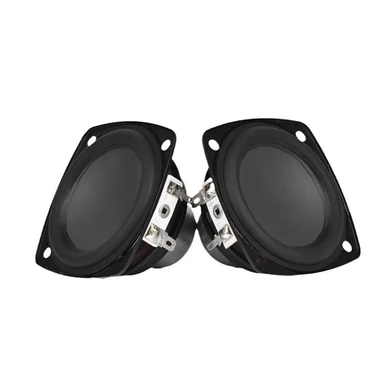 

ABMF-2Pcs 2.75 Inch 70.6Mm Mid Bass Speaker 4Ω15W Dual Magnetic Bluetooth Speaker Long Stroke Rubber Edge