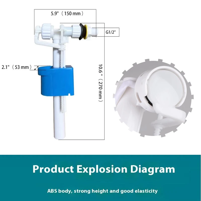 

1 шт. G3/8 G1/2 дюйма зединительный бачок впускной клапан для унитаза бачок наполнительный клапан боковой впускной клапан высокого давления