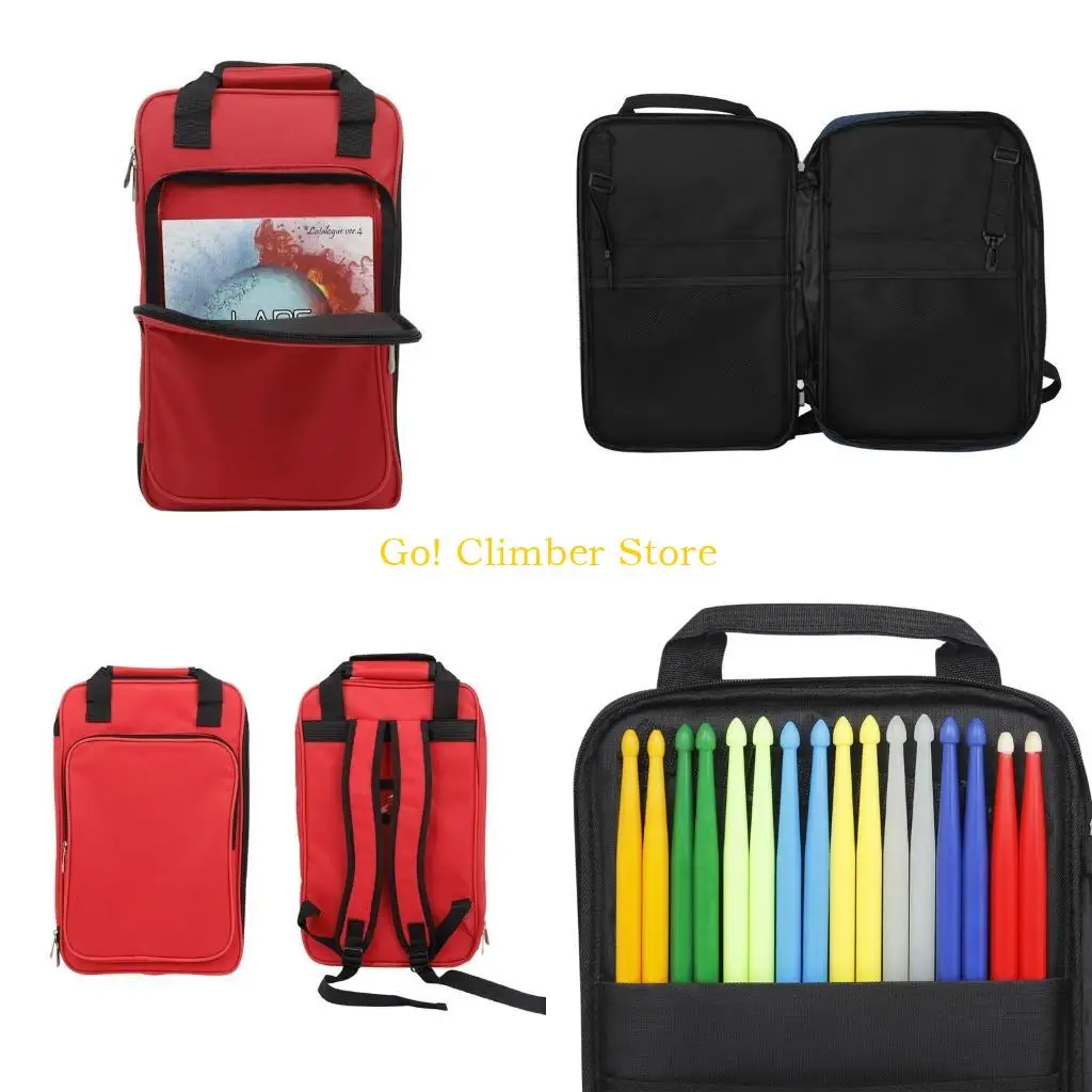 Mochila batería tambor Q84C Drumstick Bag Bag Sporter Bolsa transporte