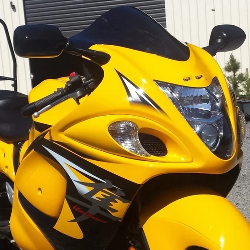 Motorcycle Double Bubble Windshield Deflector Protector Wind Screen For Suzuki Hayabusa GSX 1300R GSX-R 1300 GSXR1300 2008 -2018 #4