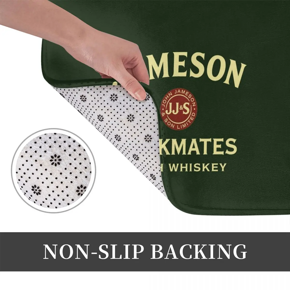 Rare Cask-The Jameson Anti-slip Doormat Floor Mat Dust-proo Carpet Rug for Kitchen Entrance Home Balcony Footpad Mats
