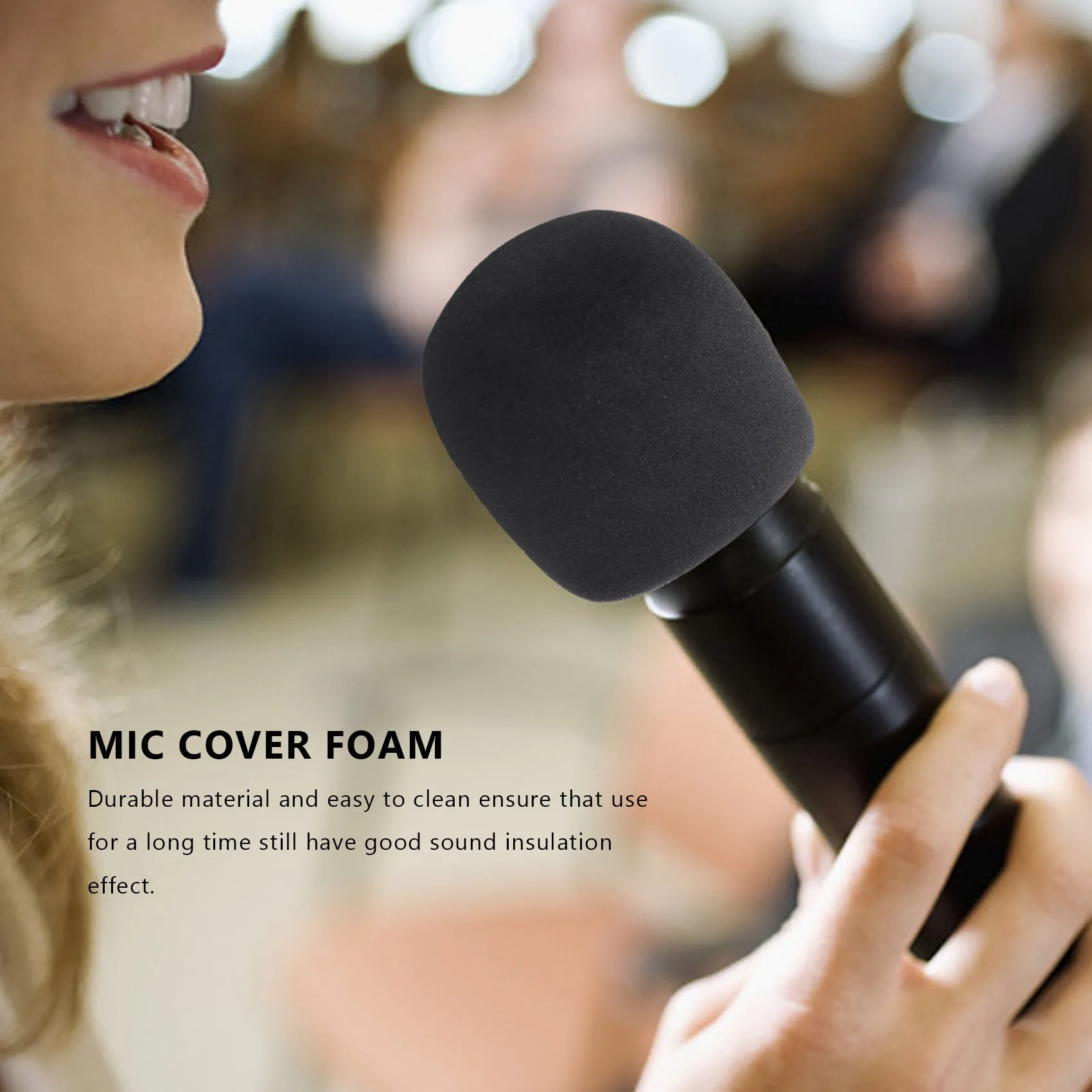 Professional Foam Windscreen For Covers Other Large Microphones, Such As Mxl, Audio Technica - Quality Sponge Material Makes