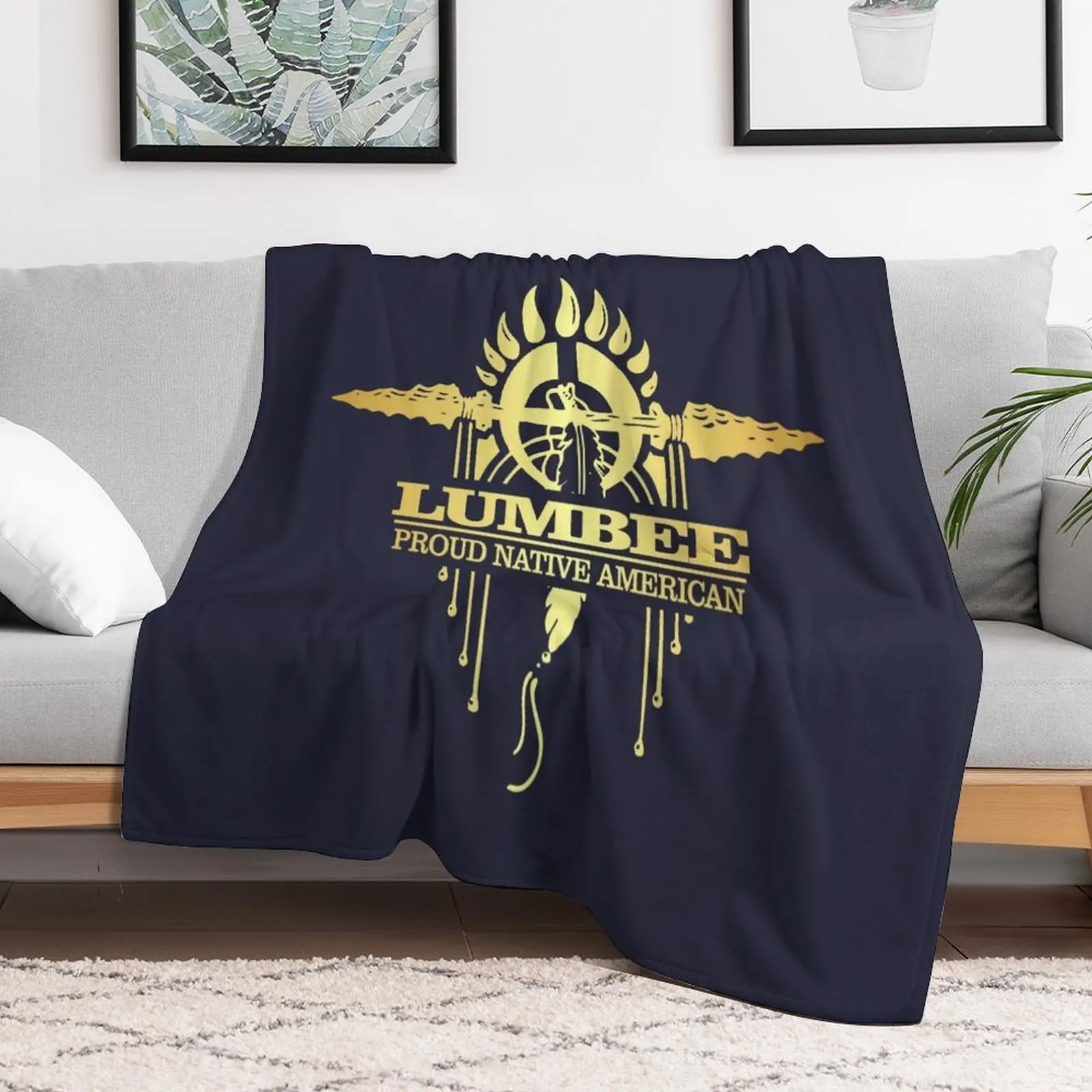 

Lumbee 2 (NA) Throw Blanket Decorative Sofas Bed covers Cute Plaid Baby Blankets