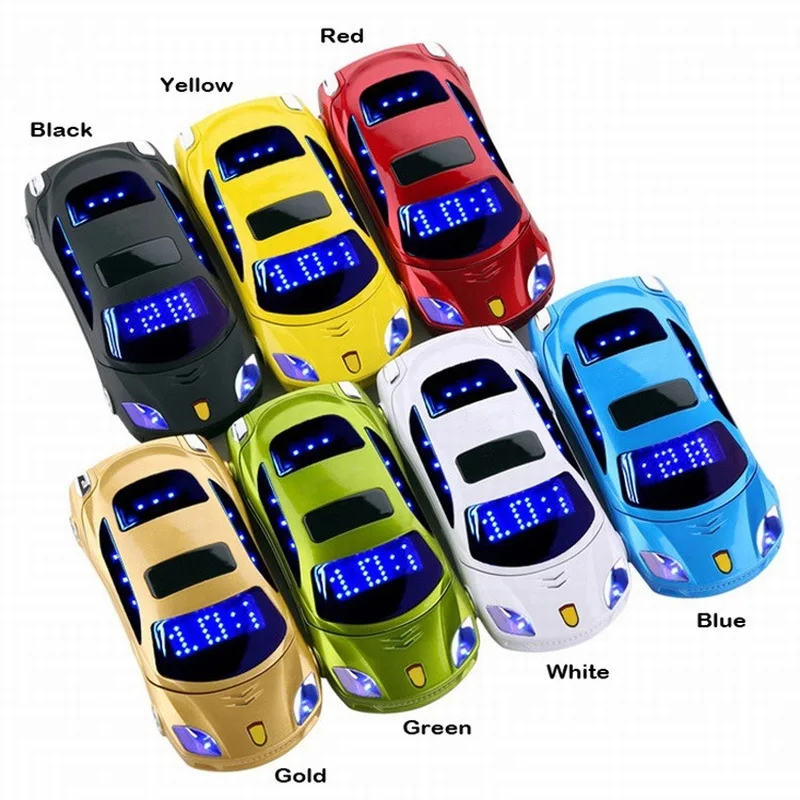 

Cartoon Car Model Cool Mobile Phone Car F15 Student Machine Key Backup Machine Flip Mini Mobile Phone Toy For Children Gift