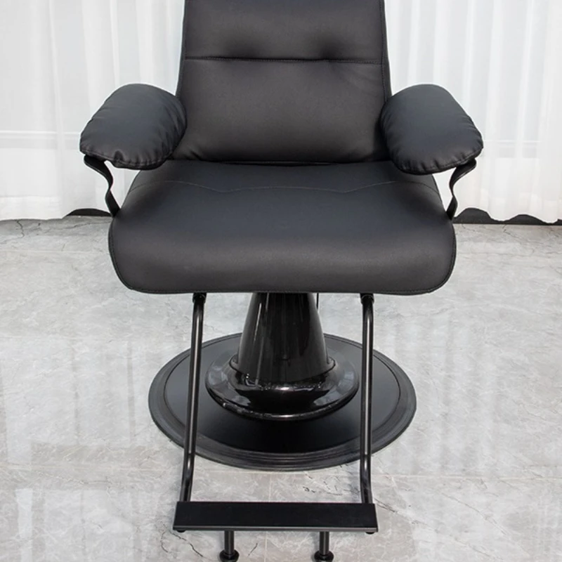

High-end barber shop chair Lifting hair cutting chair for hair salon High-end perm and dyeing hair salon chair for tide store