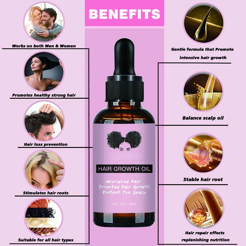 Soften Scalp Repair Damaged Hair Growth Essential Oils Essence Care Products Hair Loss Restore Dense Hair Thicker Liquid Serum