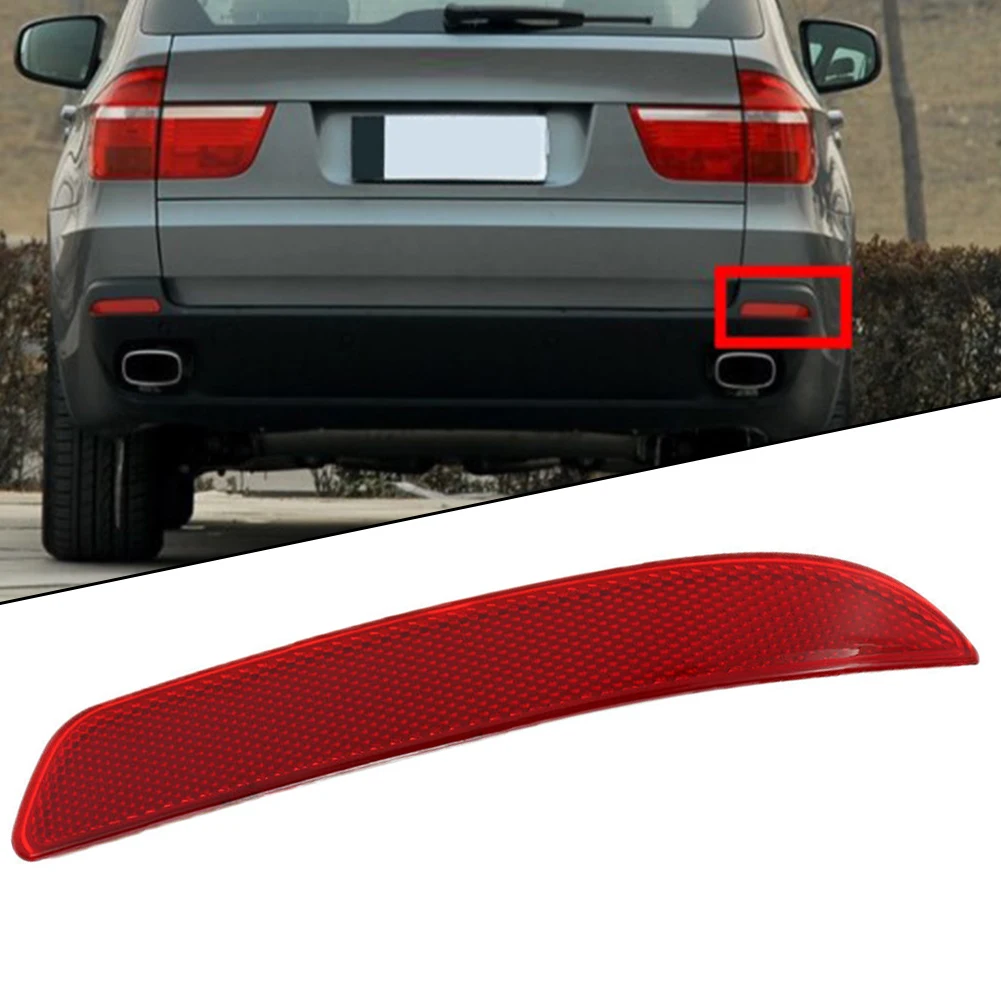 

Rear Bumper Reflector Red Lens Left Right For BMW E70 07-09 63217158950 False Tail False Light Cover