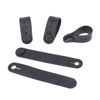 10pcs אופנוע מסגרת גומי אבטחת כבל חיווט רתמת כוח כבל בלם קו ...