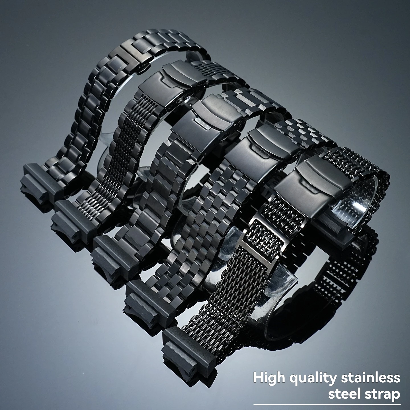 For Casio G-SHOCK gwf-1000 fifth generation frogman modified steel strap GWF-1000 stainless steel watch strap men 22mm