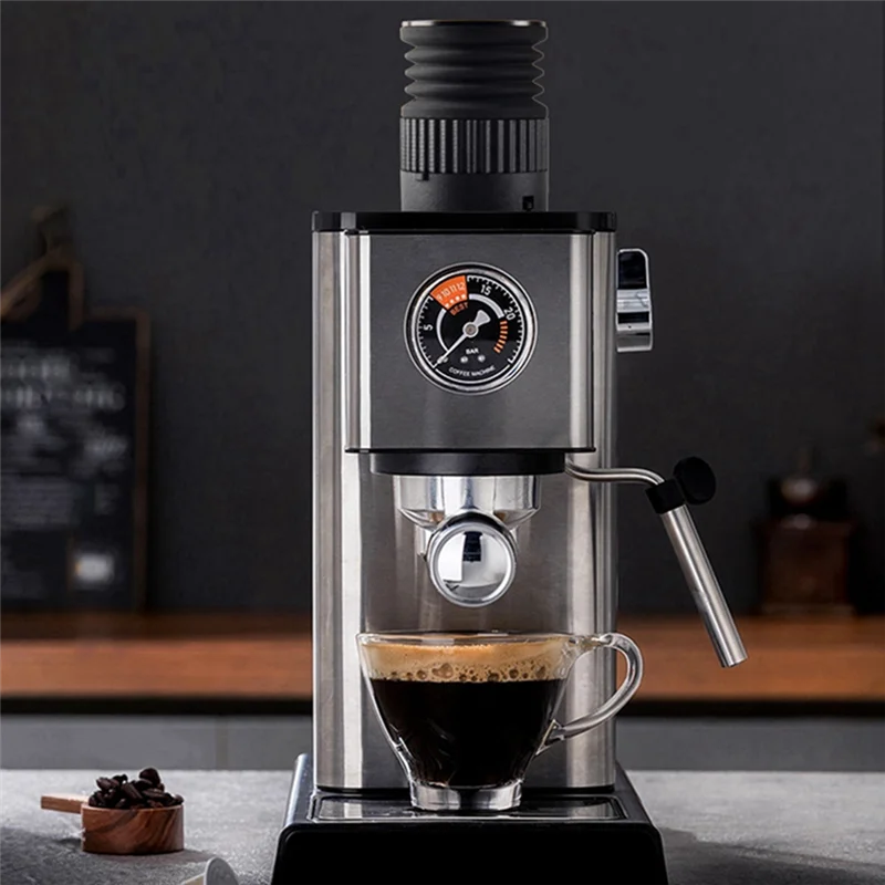 A74X подходит для выдувного контейнера для порошка Breville, кофемолки, контейнера для выдувания зерен, бункера для дозирования с сильфоном (металлическая крышка)