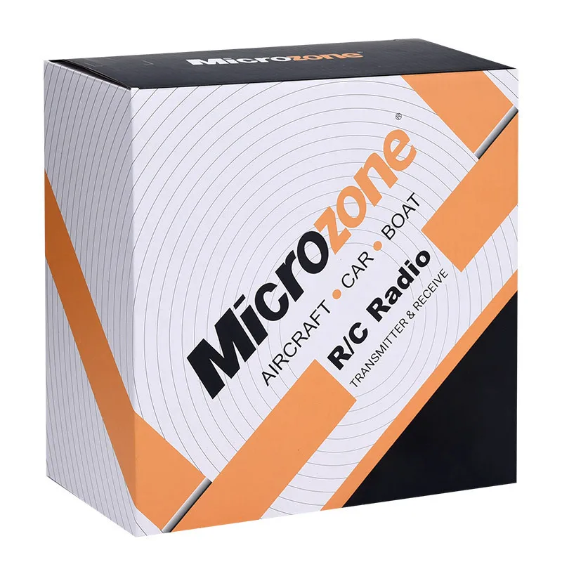 MicroZone Controlador Transmissor com Receptor MC8RE, Sistema de Rádio para RC Aircraft Drones, Multirotor Helicópteros, 2.4G, VS MC6C