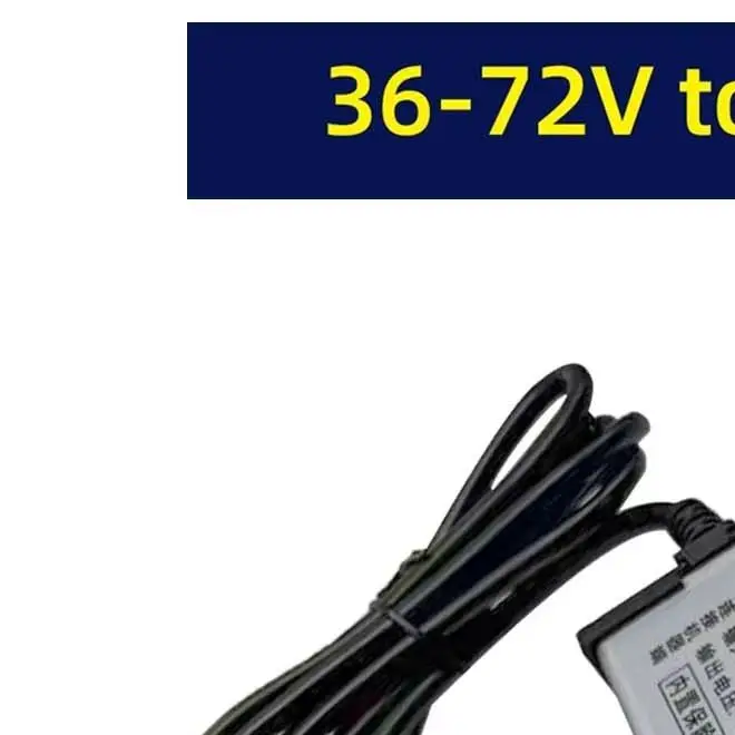 36V 48V 60V 72V to 21V DC Converter Cable 10A for Max Output for Electric Vehicle Accessories and Portable Power Systems
