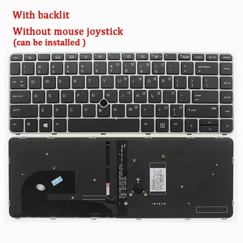 FORNew Laptop Rreplacement Keyboard Compatible for HP 840 745 G3 G4 848 G3 HSTNN-I33C