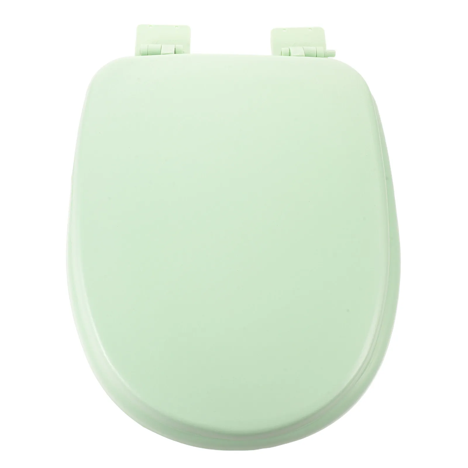 Light Green U Shaped Soft Close Toilet Seat Removable Waterproof Foam Cushion Quiet Slow Lowering Silent Bathroom Lid Cover