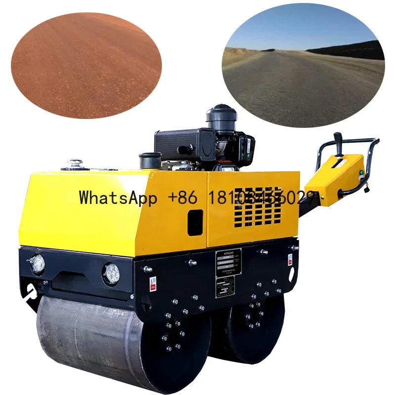 1 ton 2 ton two wheel mini road roller