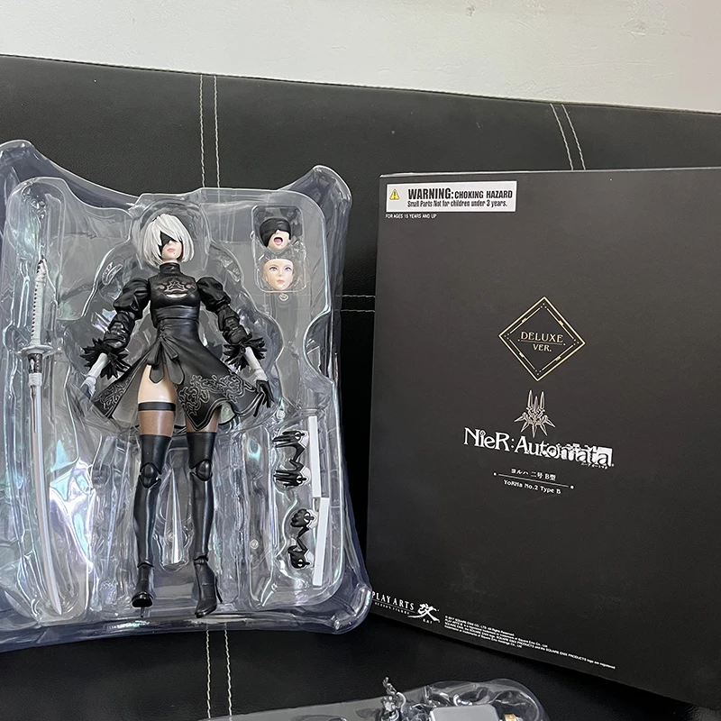 Play Arts Kai NieR:Automata 2 Type B 2B Action Figure DX Deluxe
