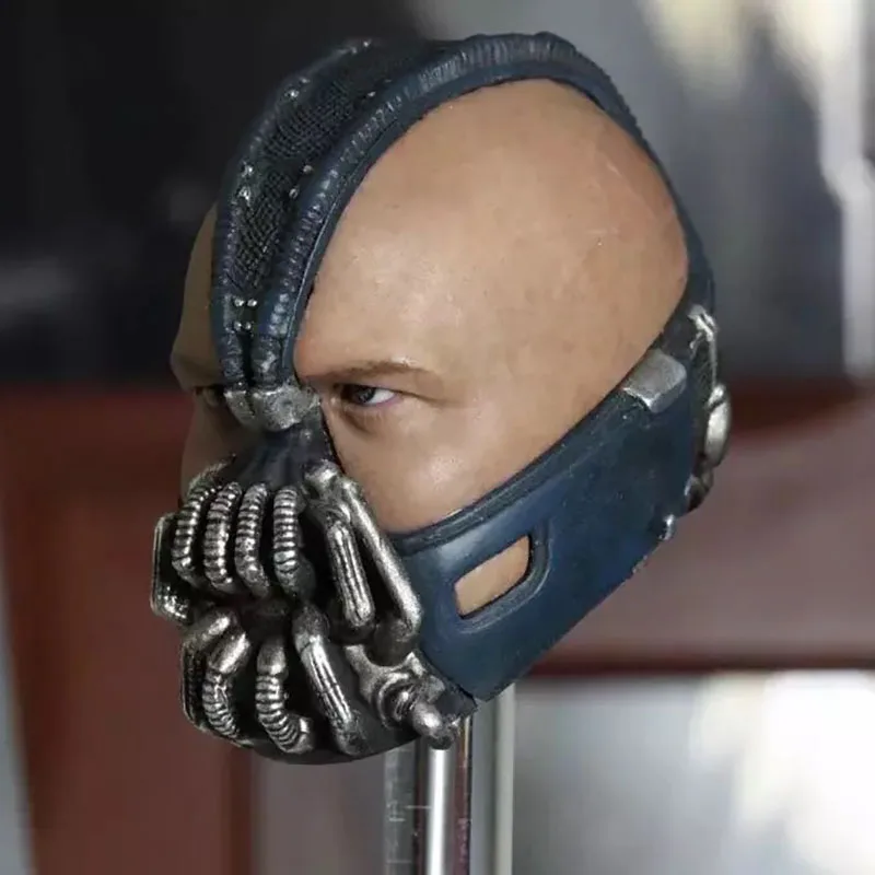 1/6 Bane Head Sculpt Male Soldier Head Carving Model Fit 12\'\' Action Figure Body Dolls