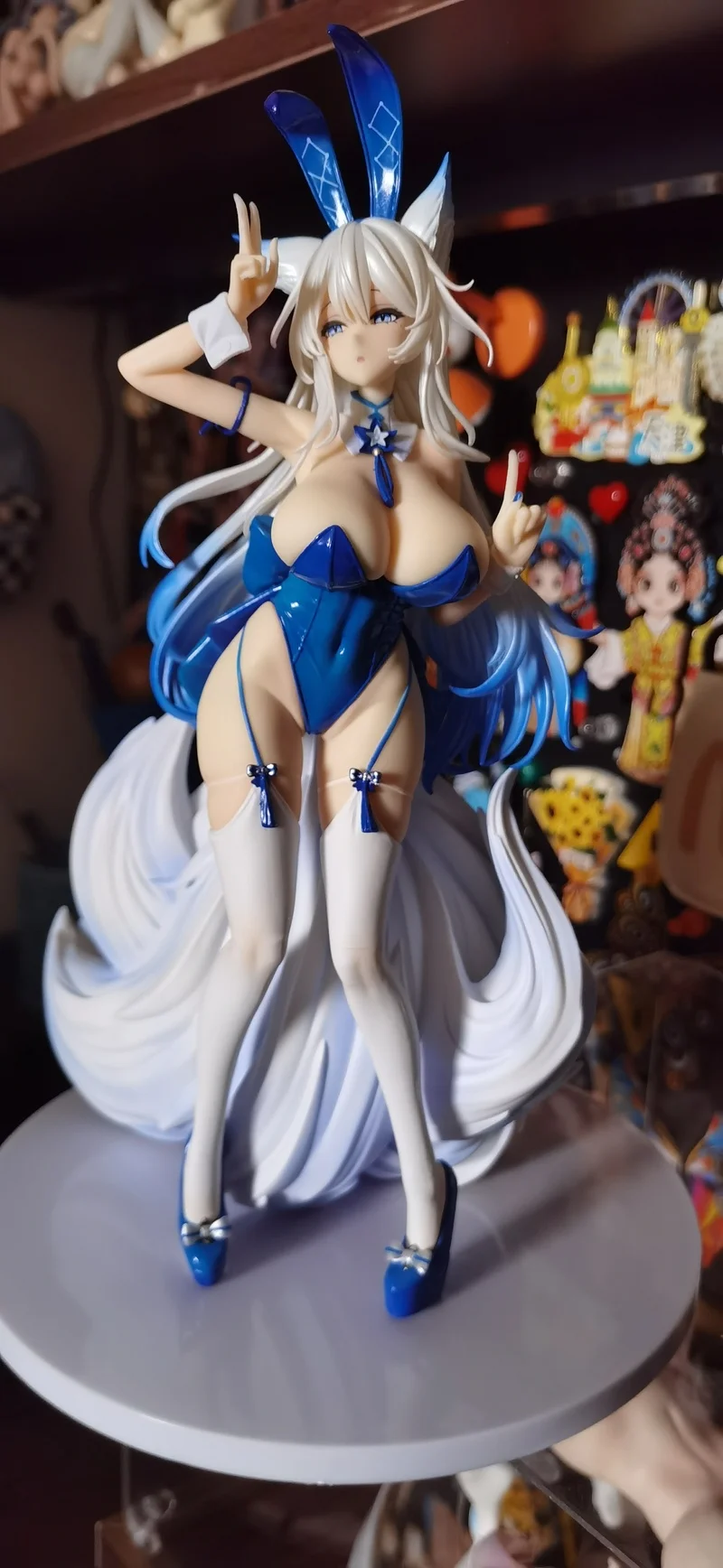 Shinano Phantasms Tangled Bunny Girl Figure Gk Animation Beautiful Girl Model Two Dimensional Game Ornament