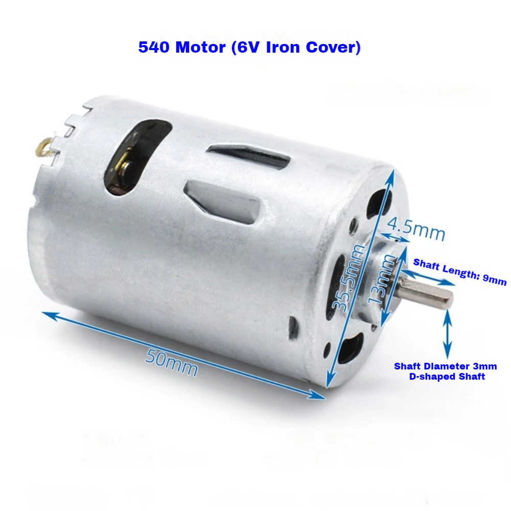 

1PCS 6V/12V 540 DC Motor Self-made Toy Model Motor Diy Science Making Accessories Brushed Small DC Motor
