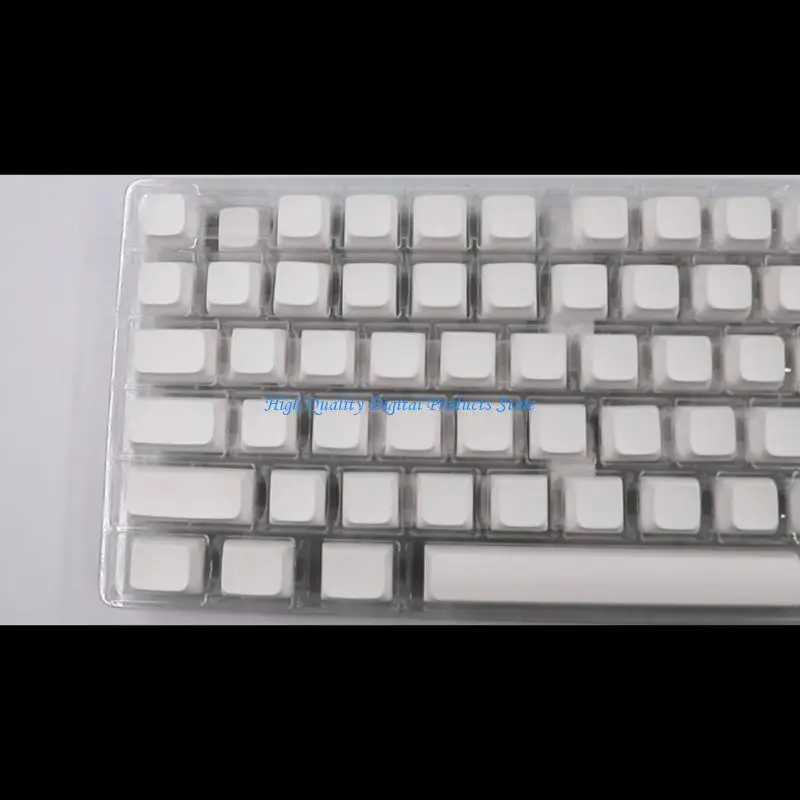 U2JE Minimalistic Blank Keycaps 134Keys XDA PBT Keycaps DyeSUB for MXSwitches Mechinery Keyboard Keycap Replacement