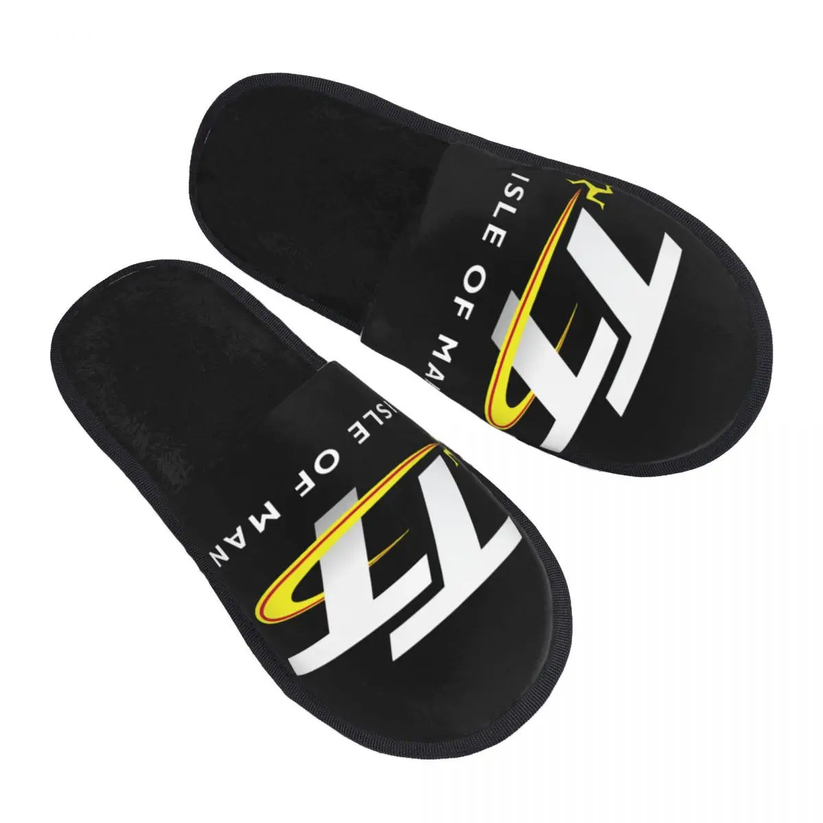

Custom Motorcycle Sport Isle Of Man TT Races Guest Slippers for Spa Women House Slipper