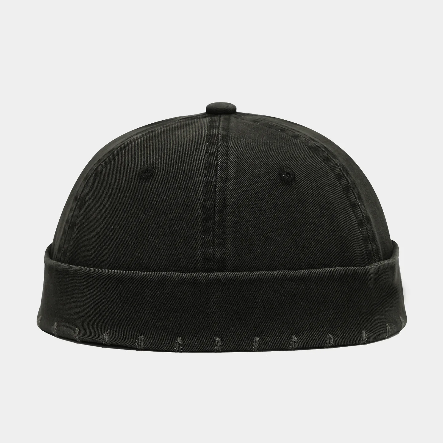 1PC Washed Color Docker Cap ohne Visier Broken Brimless Caps Solid Colors Hat Adjustable Cotton Hats Unisex Vintage Hip Hop – Detail 14
