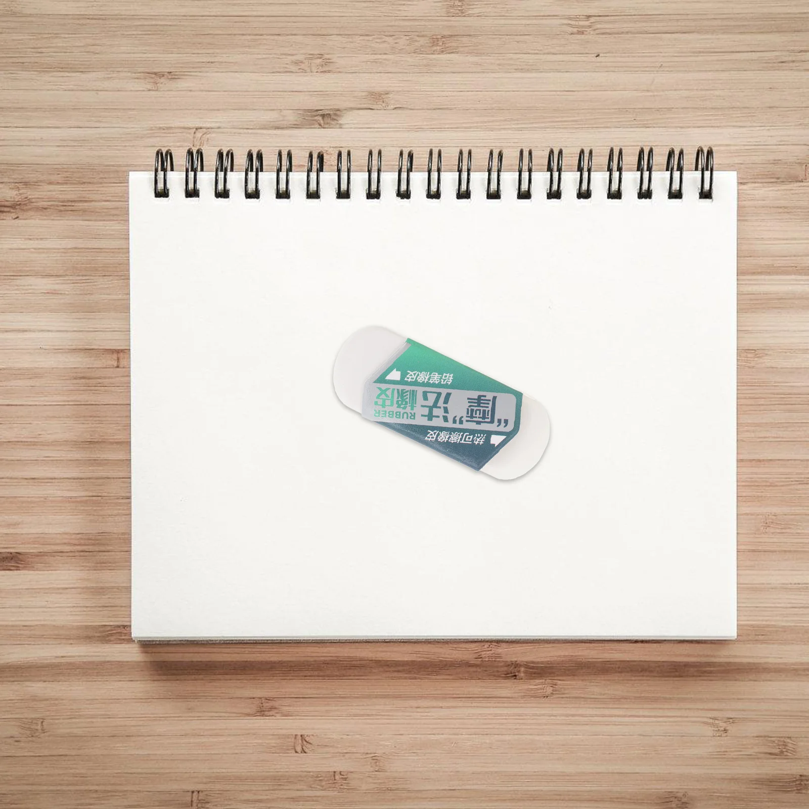 6 قطع ممحاة مزدوجة الرأس ممحاة بيضاء ناعمة لقلم رصاص فحمي وقلم قابل للمسح بالحرارة لوحة رسم للاستخدام المكتبي المدرسي