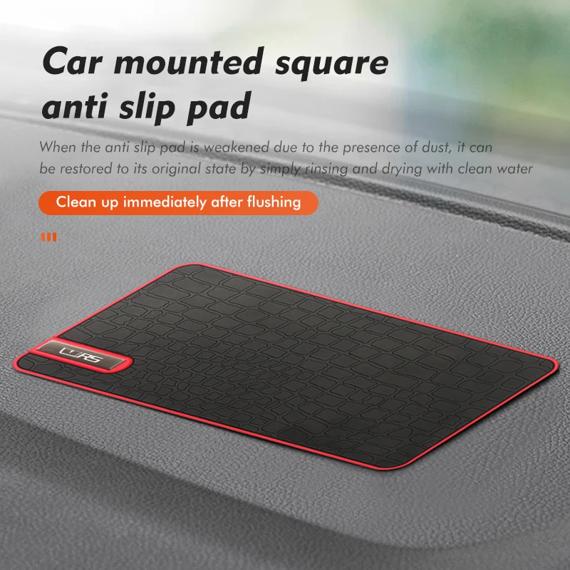 For Skoda Car Dashboard Non-slip Mat Phone Stand Rubber Pad Supplies Superb Derivative Karoq Kamiq MK3 Fabia Rapid Favorit