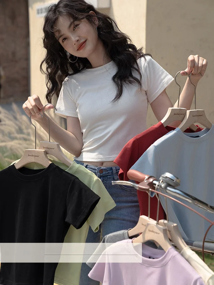 

Loveheynew Basic White ort Sve футболка женская облегающая простая универсальная утягивающая нижнее белье ort Sle женский топ