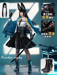 Hoshimi Miyabi Cosplay Game Zenless Zone Zero Hoshimi Miyabi Cosplay Costume Woman Christmas Dress Sets Wig Shoes Costumes Cos