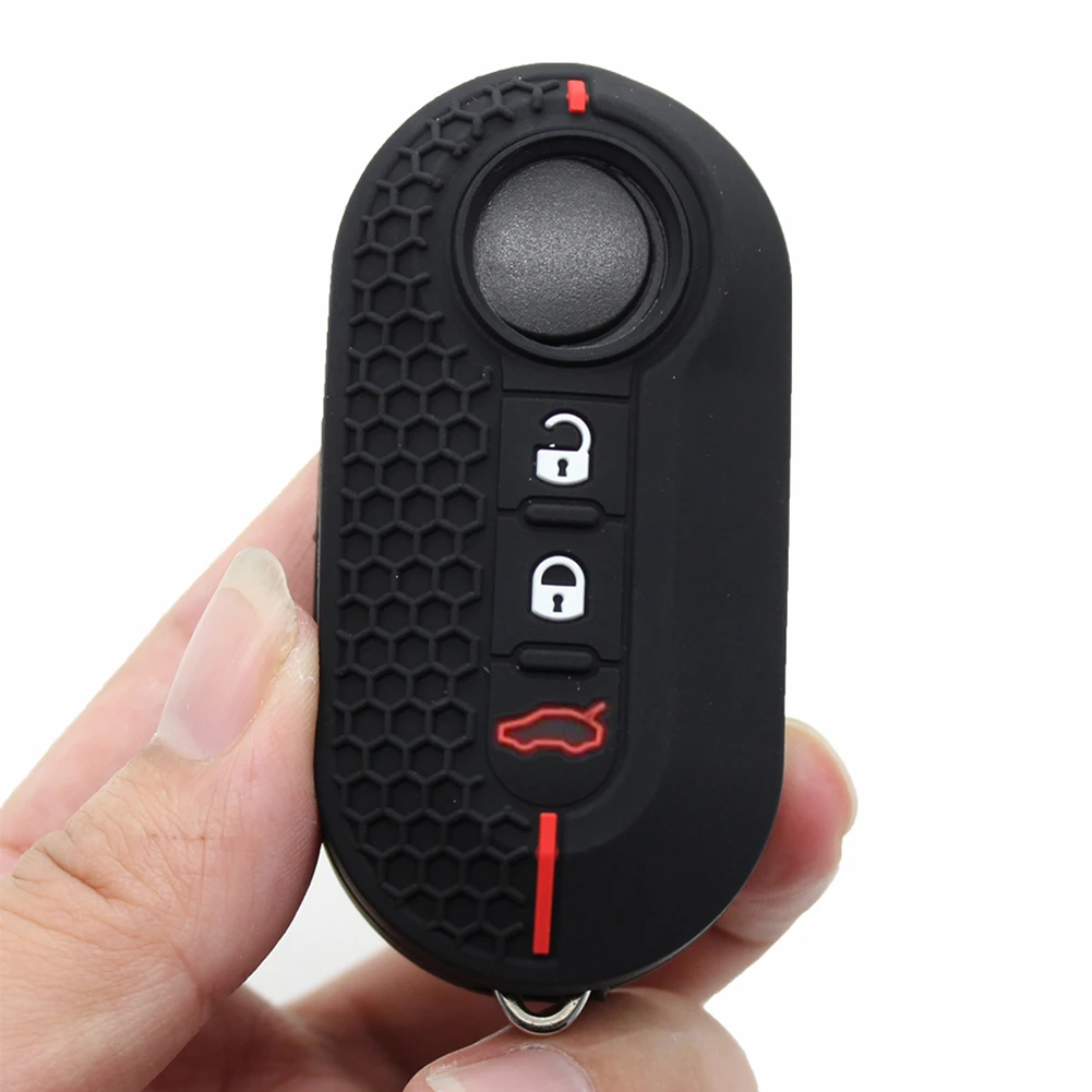 

Силиконовый чехол для ключей от автомобиля, чехол для ключей с дистанционным управлением для Fiat Ducato 500 Panda 500L Lancia Musa для Peugeot Boxer для Citroen