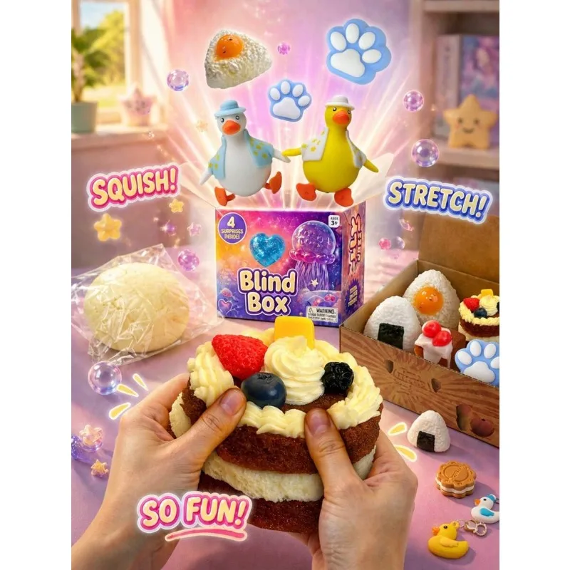 

Mystery Box Squishies Set – Random 1PCS Squishy Stress Toys Blind Box Surprise Collection