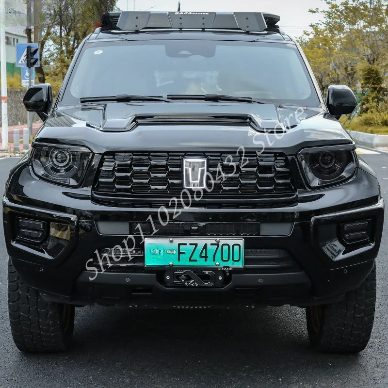 For GWM Tank 700 hi4t Accessories 2024 Replacement Car Modified Black Knight Front Bumper Grille FG Honeycomb Grille