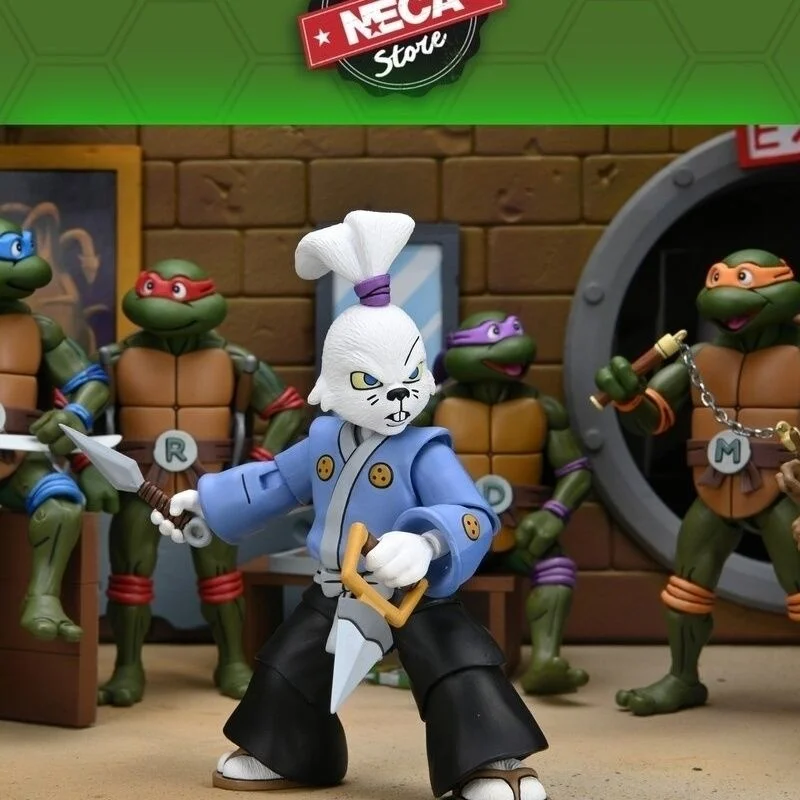 2024 new Usagi Yojimbo Miyamoto Usagi Action Figure Mutant Ninja Figuras Toys Manga Figurine Model Original Gifts Birthday Gifts