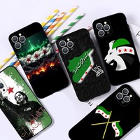 Syrian Syria Flag  Phone Case For iPhone 16,15,14,13,12,Pro,Max,11,7,8,Plus,XR,XS Max Shockproof Silicone Soft Shell