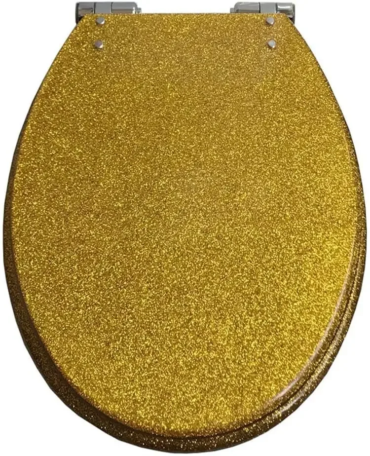 Glitter Round Toilet Seat, 16.5