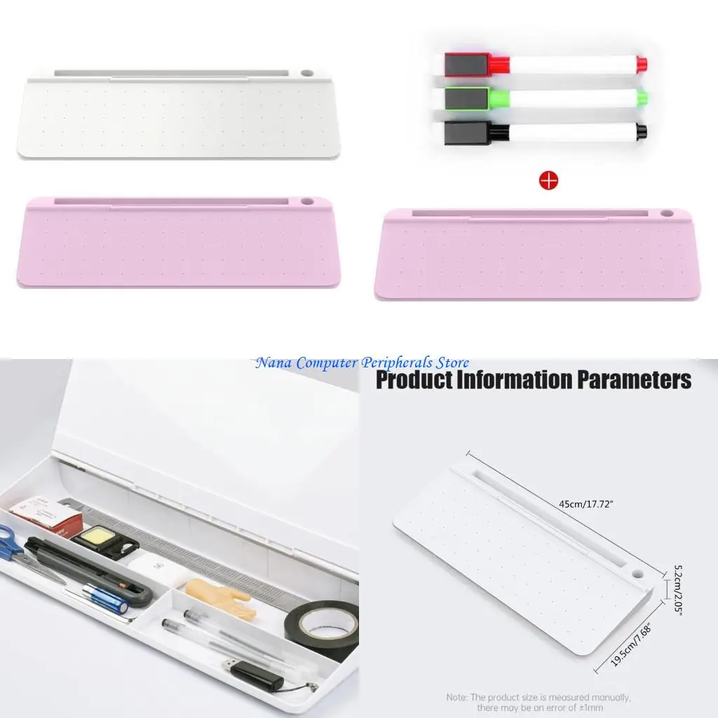 

F68C Компьютерная настольная клавиатура Доска для письма Портативная офисная коробка для хранения