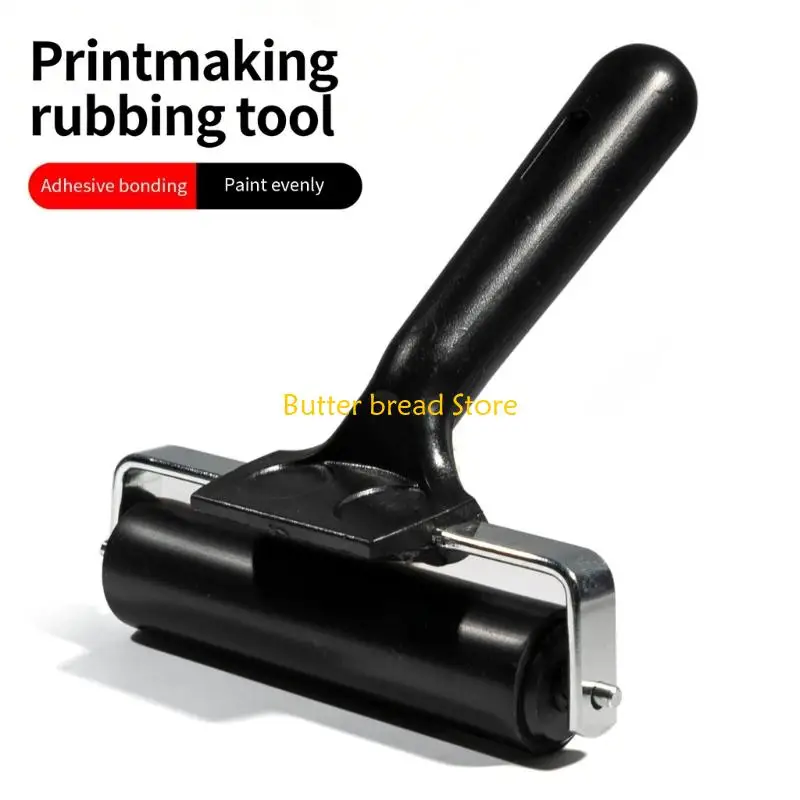 W89C Heavy Duty Rubber Drawing Roller Tool for Drawing Printing Creative Painting