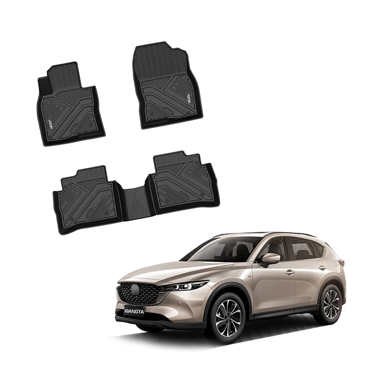 

High Quality TPE Material Front Rear Car Mats for Mazda CX-5 2018+ Tpe Car Mats Car Accessories Floor Mat