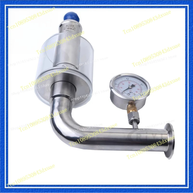 304 stainless steel beer fermentation tank exhaust valve, pressure gauge and pressure relief valve