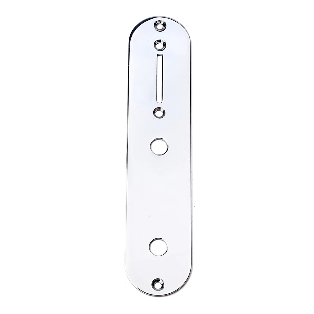 

Electric Guitar Accessories Line Iron Plate Control Cavity Cover Panel Wiring Silver Metal