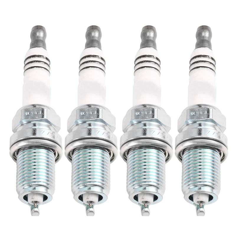 

For Honda For Acura Cadillac Chevy Toyota Subaru Volvo 1995 To 2011 Car Iridium Spark Plug 4Pcs BKR6EIX-11