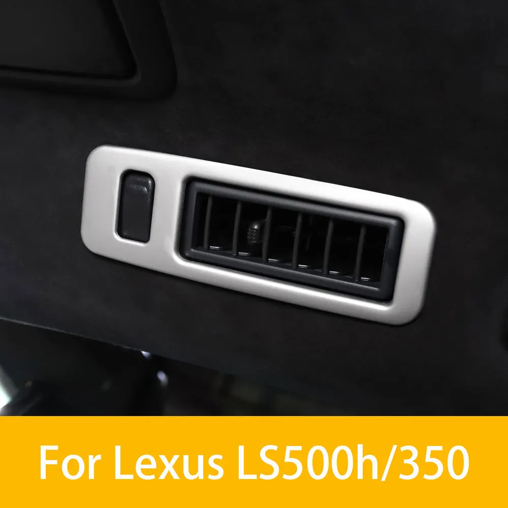 

Для Lexus LS500h/350 крыша заднего кондиционера вентиляционное отверстие декоративная рамка с блестками аксессуары для внутренней модификации модели 18-25