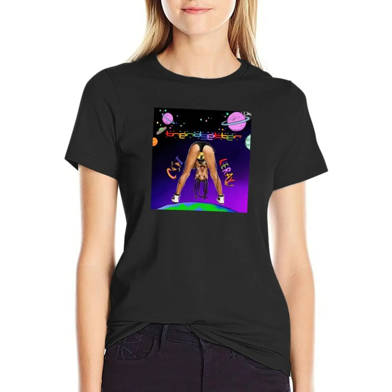 

Coi Leray - Trendsetter T-Shirt graphics vintage clothes summer clothes blanks t-shirt dress for Women long