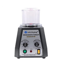 KT-100 200W Magnetic Tumbler Polishing Machine,Mini Jewelry Polisher Tools,AC 110V/220V Gold, Silver, Stainless Steel Finishing