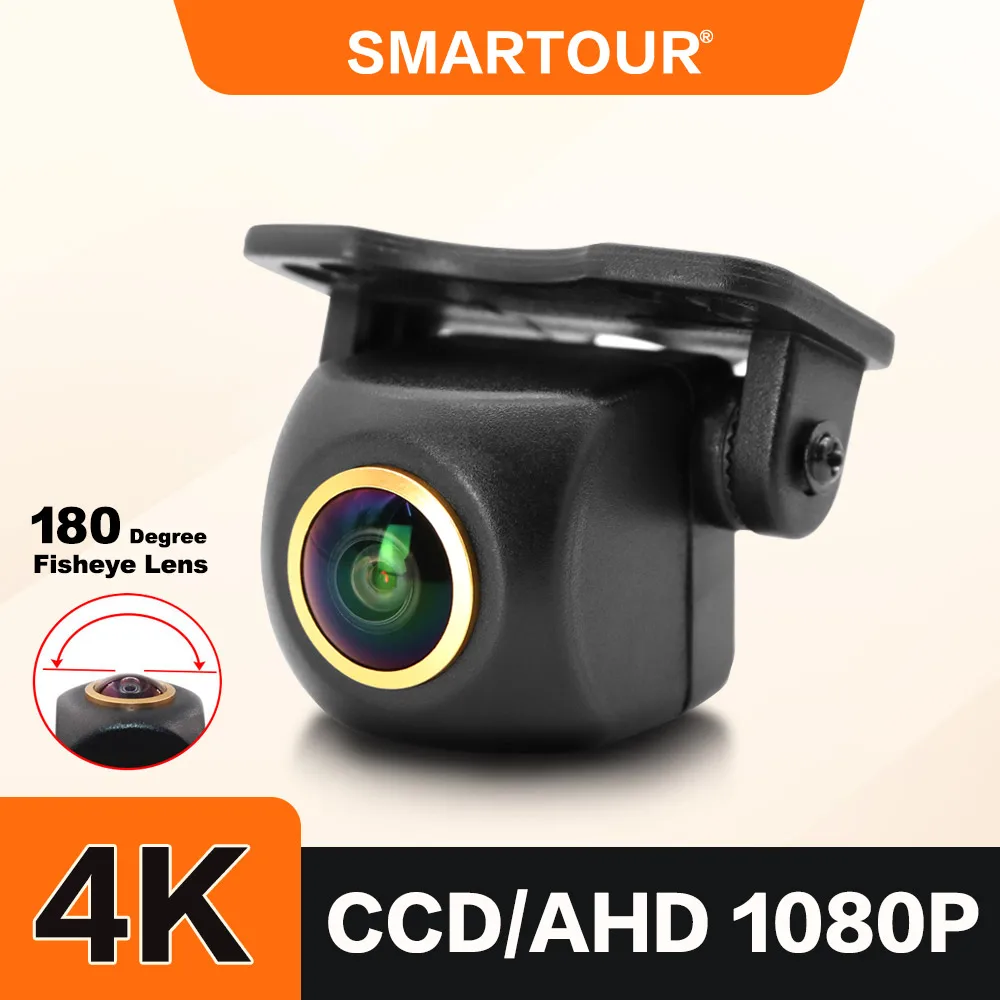 Smartour 180 Golden Lens AHD 1080P Car Rear View Camera Fisheye Full HD Night Vision Front/Reverse CCD Vehicle Parking Camera