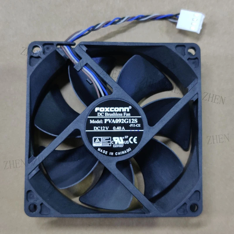 S New for Foxconn PVA092G12S 12V 0.4A 4Pin cooling fan#QW