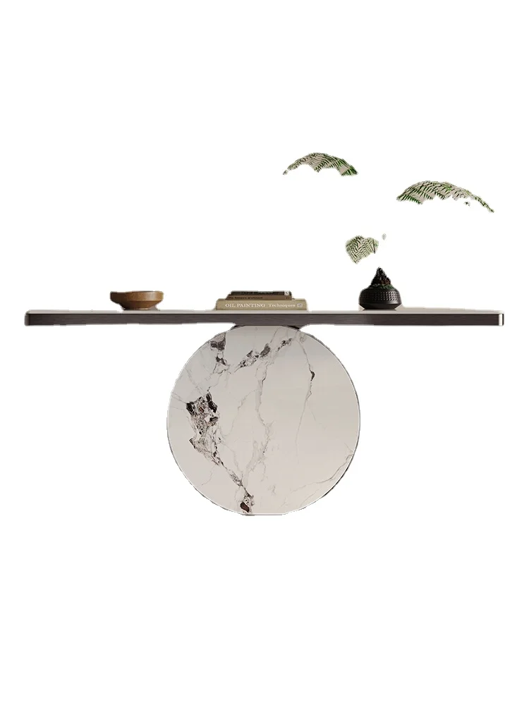 

YY Stone Plate Console Entrance Lobby Slightly Luxury Decoration Side View Sets