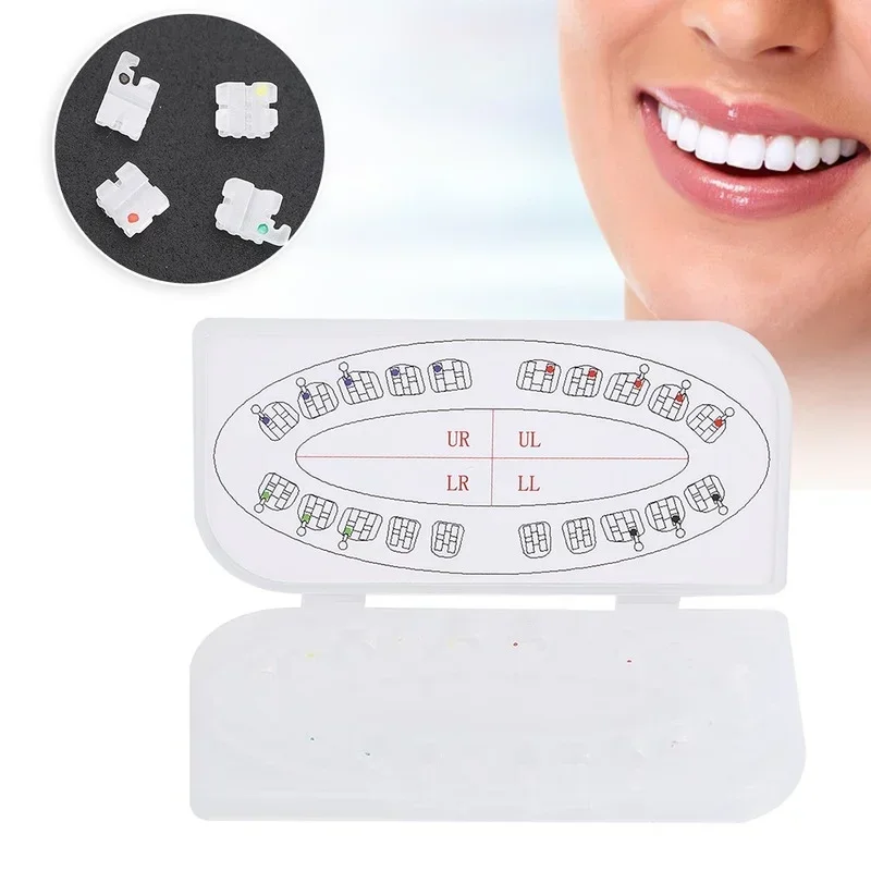 

Dental Orthodontics Brackets Ceramic Teeth Correction Brace Dentist Supplies