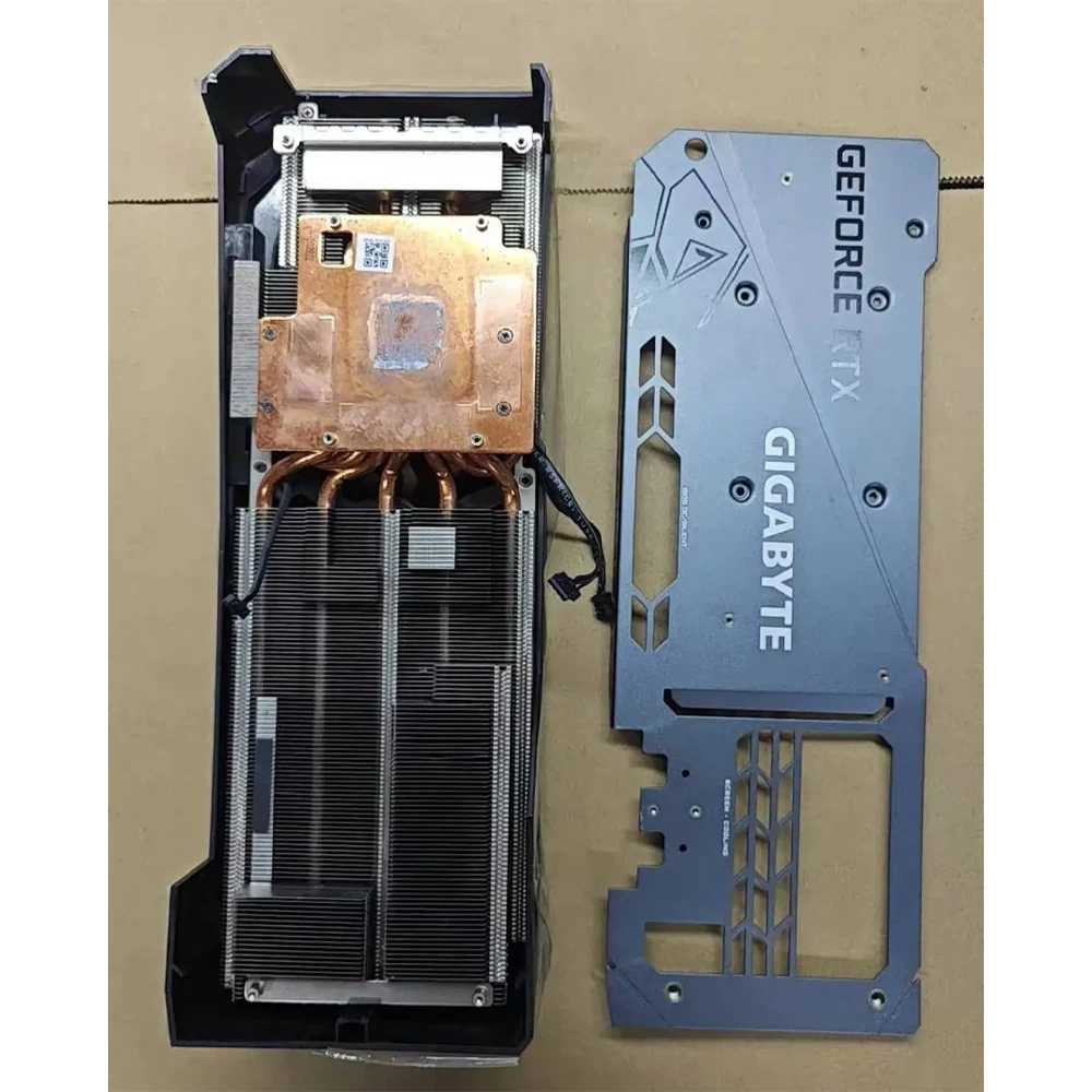For Gigabyte RTX 3070 Ti Gaming OC Video Card Heatsink with Backplane